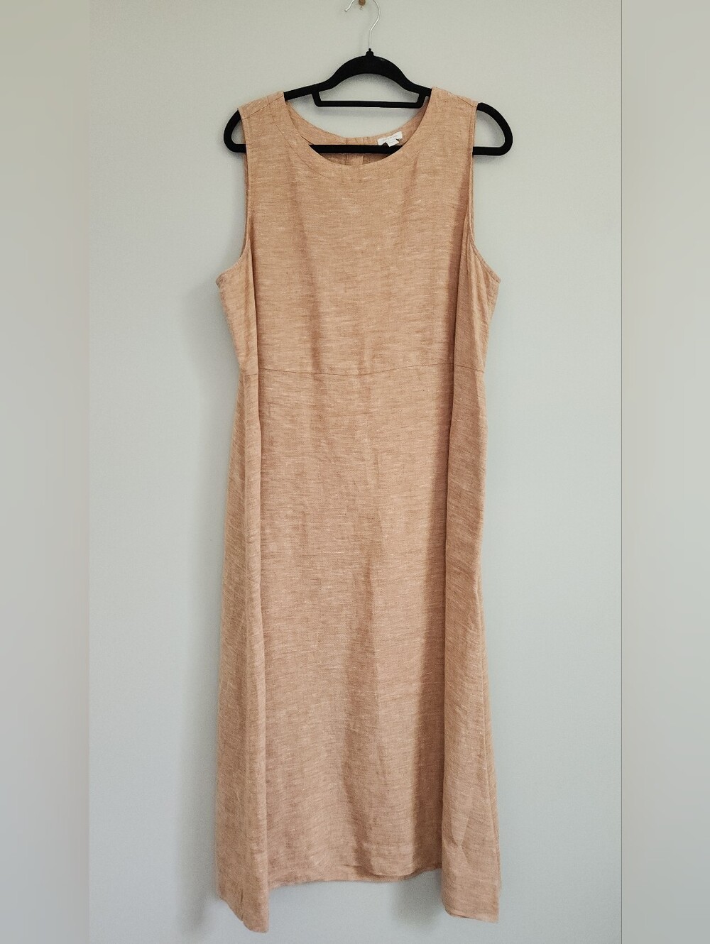 Pure Jill Sleeveless Maxi Dress in Light Tan - Picture 1 of 6